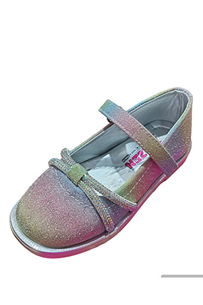 Murat Kundura Balerina ortopedica pentru fete cu toc mic cu strasuri