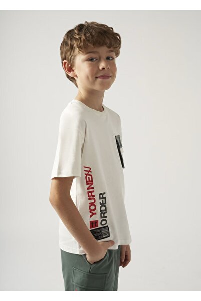 MAYORAL Boy's 2-Piece Printed T-Shirt - Shorts Set White