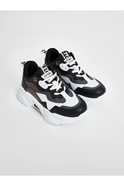 LC Waikiki DARK SEER Bağcıklı Kadın Aktif Spor Ayakkabı Ayakkabı