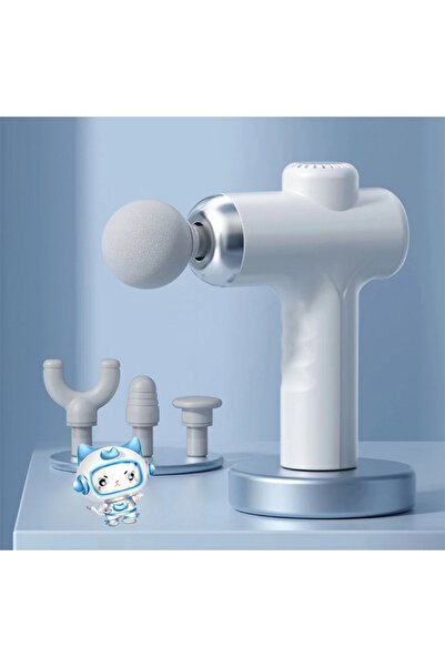 Kamardey Şarjlı Darbeli Masaj Tabancası Masaj Aleti Kas Rahatlatıcı Egzersiz Alet