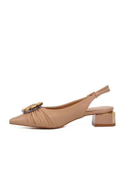 AYAKMOD Ayk-697.013 Beige Women's Evening Dress Shoes