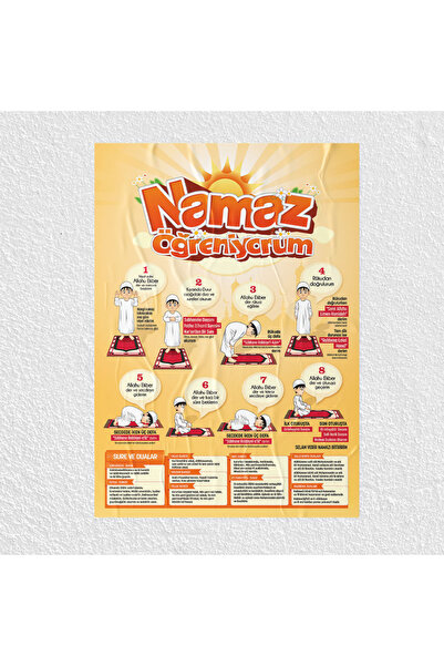 SINIF SEPETİ Namaz Öğreniyorum Posteri - PO132