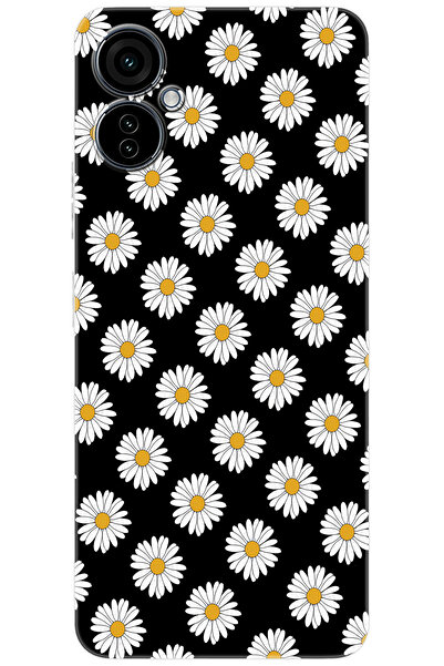 Tecno 19 NEO (CH6i) Compatible Sheath Pattern Printed Silicone Daisy Series NGO:634 CP-4N2ID8O