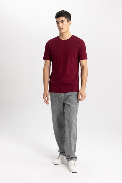 DeFacto Slim Fit Crew Neck Short Sleeve T-Shirt M6606AZ24SP