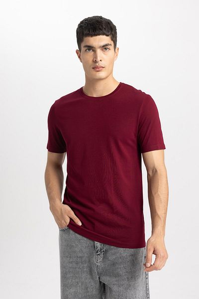 DeFacto Slim Fit Crew Neck Short Sleeve T-Shirt M6606AZ24SP