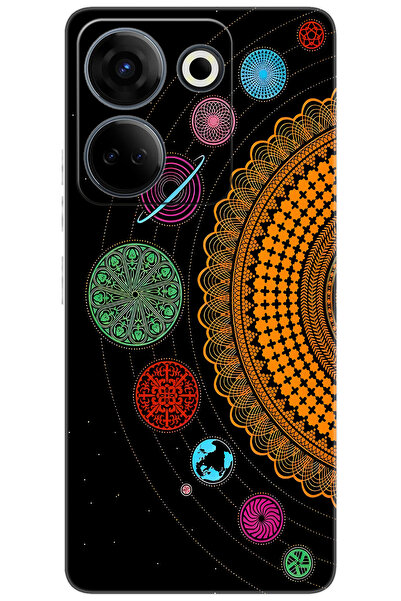 Tecno 20 (CK6n) Compatible Sheath Pattern Printed Silicon Planets Design NGO:648 CP-LvBId9r