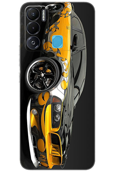 TECNO Pova NEO (LE6h) Uyumlu Kılıf Desen Baskılı Silikon Carros Velozes STK:2...