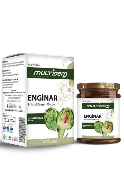multidem Enginar Macunu Pekmez ve Bal Katkılı Bitkisel Karışımlı Macun 420 Gr