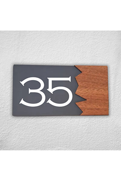 Dekokonsept Woodenseri Horizontal Plexi Wooden Detailed Uv Printed Apartment ...