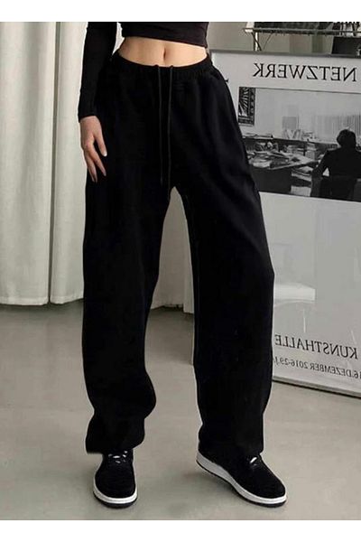 Köstebek Jogger Sweatpants Casual Μαύρο Φούτερ