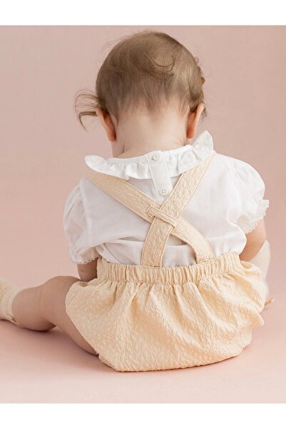 LC Waikiki KANZ Basic Baby Girl T-Shirt and Jumpsuit 2-Piece Set