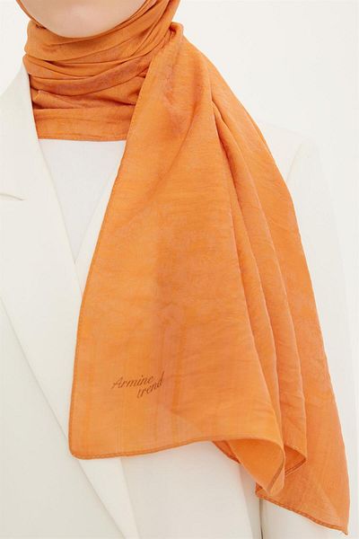 Armine Trend Işıl Shawl 1 - Βαμβακερό - Ats1ısl-450 - Πορτοκαλί
