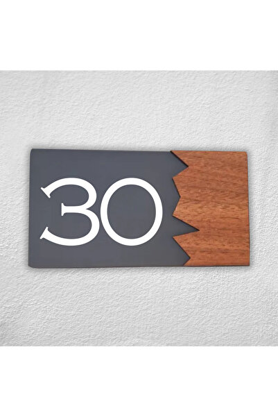 Dekokonsept Woodenseri Horizontal Plexi Wooden Detailed Uv Printed Apartment ...