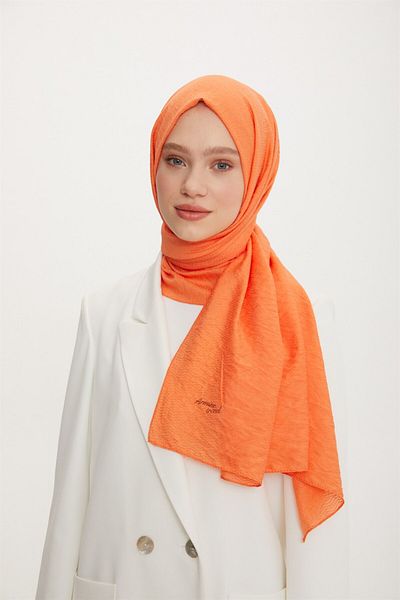 Armine Trend Star Shawl 3 Textured - Ats3str-564 - Πορτοκαλί