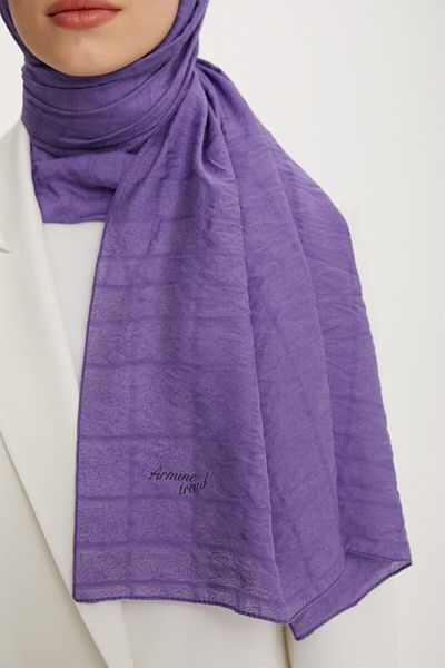 Armine Trend Star Shawl 1 Mia - Ats1str-543 - Violet