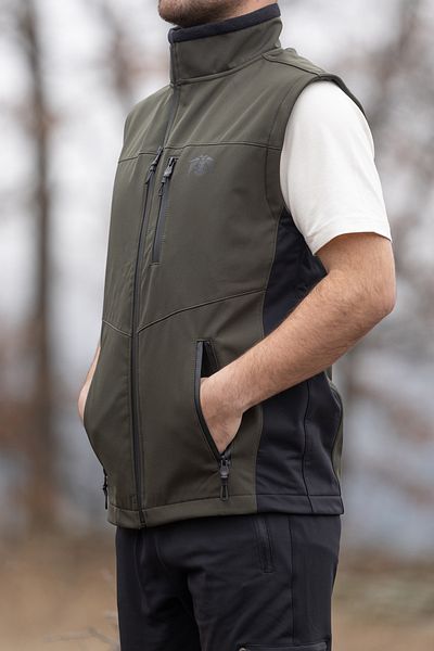 Huğlu Softshell Vest with Zipper Pocket Seasonal