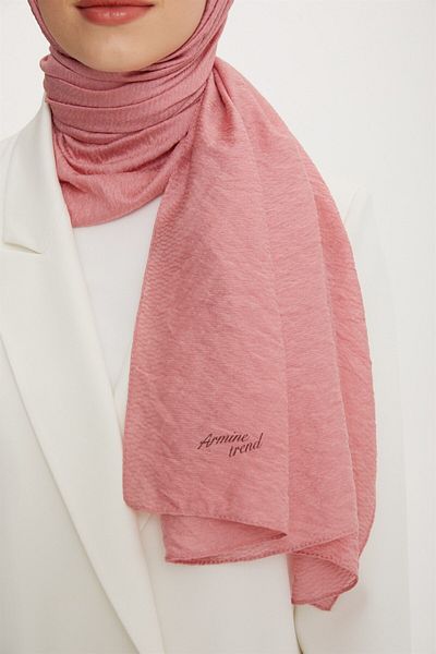 Armine Trend Star Shawl 3 Textured - Ats3str-560 - Pink