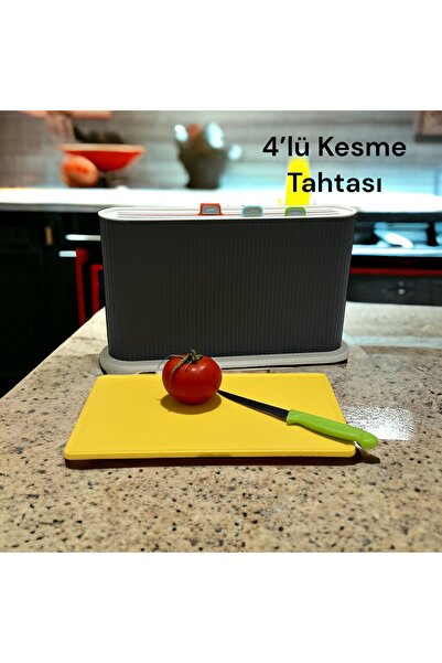Citim 3683 Standlı Çoklu Kesme Tahtası Seti - Standlı Kesim Tahtası Panosu-an...