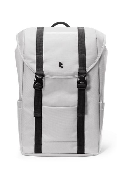 Tomtoc حقيبة ظهر للكمبيوتر المحمول Vintpack Ta1 مقاس 15.6 بوصة / 22 لتر باللون الرمادي الفاتح - Ta1m1g1