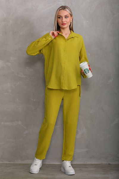 Miss Dünya Lissa Front Buttoned Maternity and Maternity Tunic Set