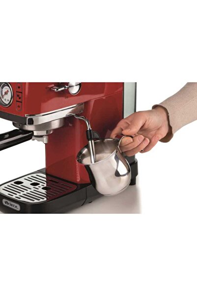 ARIETE Moderna Espresso Slim Coffee Machine - Red