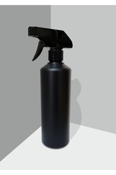 Alsun 500 ml Boş Siyah Politilen Kimyasala Dayanıklı 2 Fonksiyonlu Sprey Şişe...