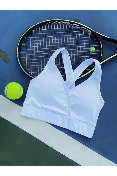 WAHSHE Cross-Strapped Bra Sports Bustier 01