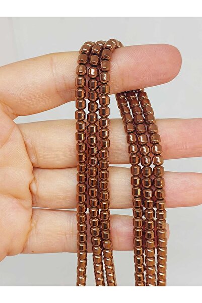 Yasamtohumu 3,5*3,5 mm Hematit kameni niz - 48210