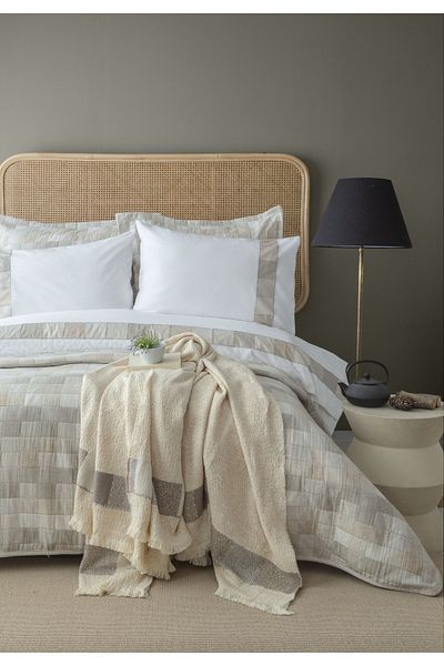 Apricitas HOME Timeless Prime Set Piazza Double Duvet Cover Set Bedspread Set Blanket