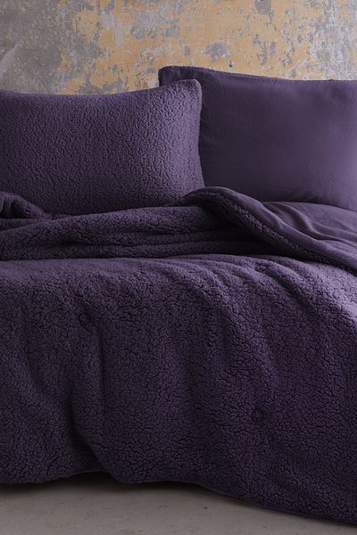 Apricitas HOME Basic Softly Double Duvet Sleeping Set Plum