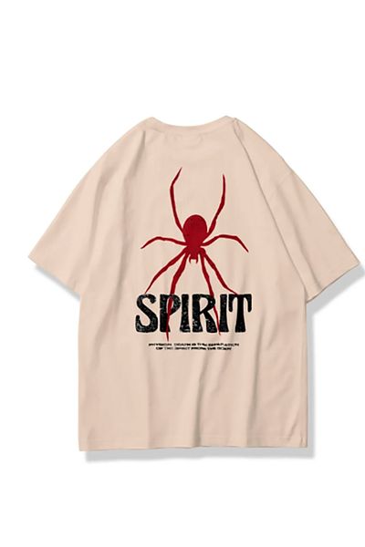 Medinenur Μπλουζάκι με στάμπα σε μπεζ Spirit