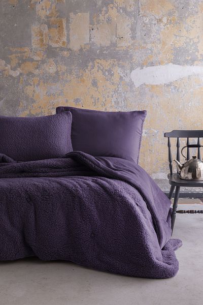 Apricitas HOME Basic Softly Double Duvet Sleeping Set Plum
