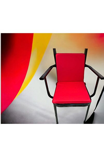 DÜŞLER EV TEKSTİLİ 40*80 Red Back Chair Cushion