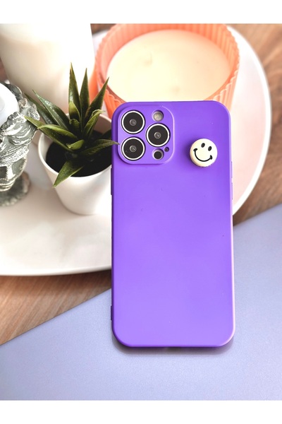 Go Aksesuar Iphone 13 Promax SMİLE Tasarımlı Oyuncaklı Kılıf