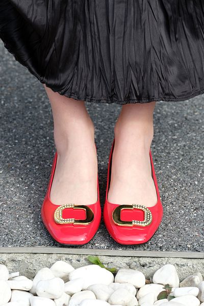 Sibel Durmaz Cudo Red Buckle Detailed Heeled Shoes