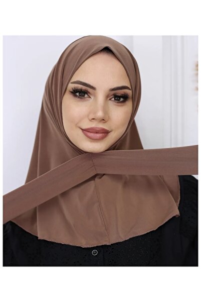 Trablus وشاح حجاب نسائي عملي جاهز للاستخدام اليومي وحمام السباحة مع أزرار كبس