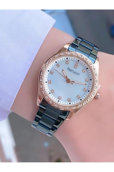 Ferrucci  Kadın Metal Kordon Kol Saati