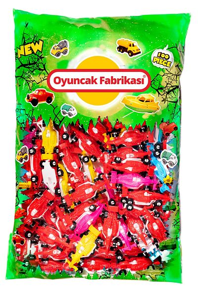 Oyuncakfabrikasi لعبة ترويجية لسيارة سباق صغيرة 50 قطعة