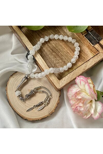 Elifsu Jewelry مسبحة الصلاة من الحجر الطبيعي