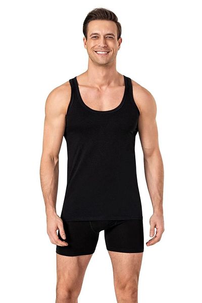 BEYAZTOPTAN 100% Cotton Combed Single Men's Undershirt 3 Pieces
