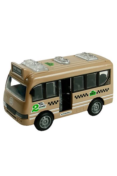 Vardem Friction Doors Opening Colorful Bus 12 cm Milky Brown