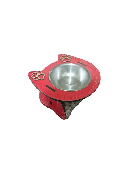 Butik Kedi Kafalı Mama-Su Kabı
