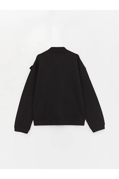 LC Waikiki LCW Kids Crew Neck Long Sleeve Girl's Cardigan