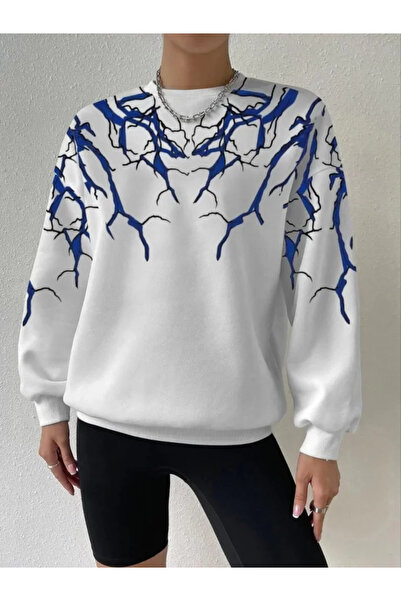 JANES Yıldırım Crew Neck Sweat - Λευκό