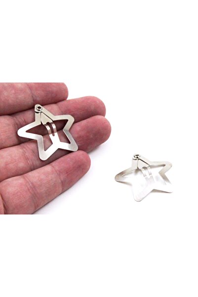 yfhobi 10 Adet - 3 cm Nikel Kaplama Yıldız Çıt Çıt Toka, 1.Kalite, Yerli Üret...