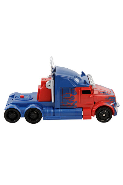 CAN OYUNCAK Car Transformable into Robot Saks Blue