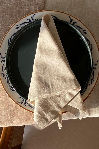 Less Sürdürülebilir Yaşam Gereçleri Linen Napkin 2 pieces