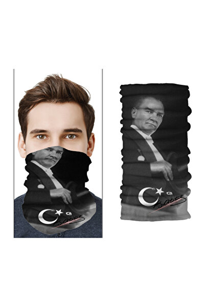 FG KONNİCHİWA Bandana AATTURK Guler pentru gât în ​​aer liber Motocicletă Fem...