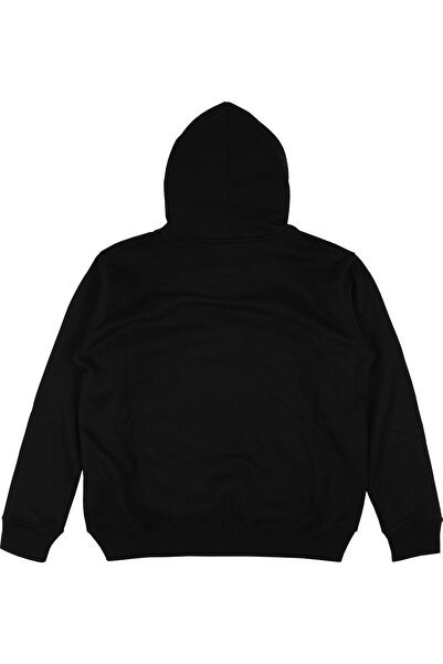 Adrift Hanorac cu glugă unisex negru Basic oversize