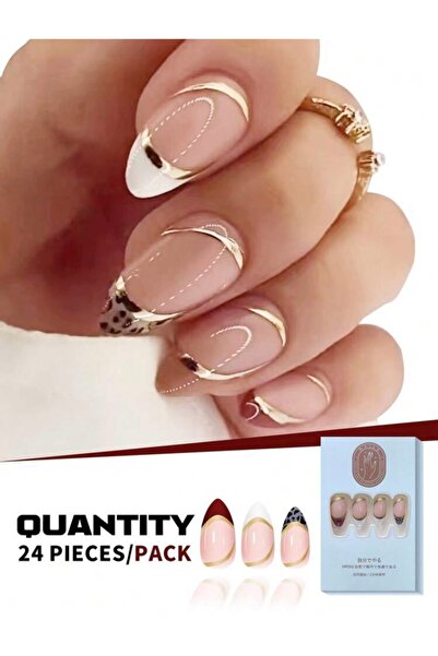 Accessories Vanilla Avenue Desenli Kendinden Yapışkanlı Tırnak Seti 24 Adet